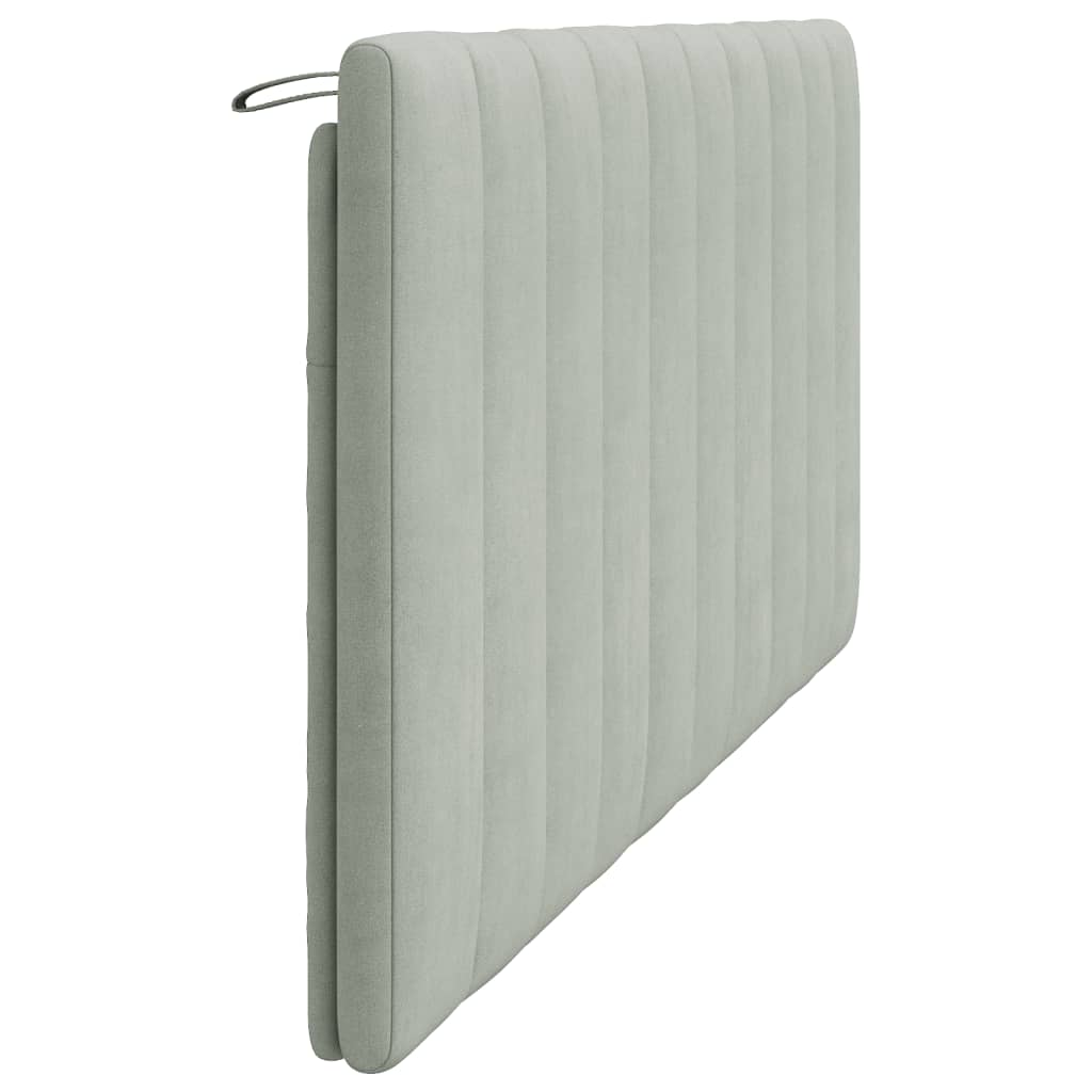 gavlpude Hanko 183 cm velour lysegrå