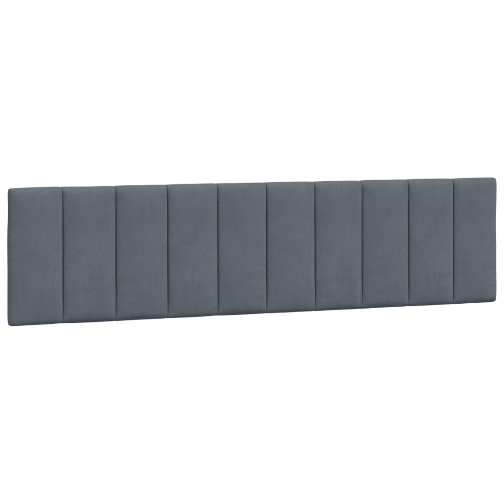 gavlpude Hanko 200 cm velour mørkegrå