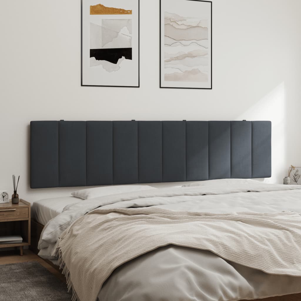 gavlpude Hanko 200 cm velour mørkegrå