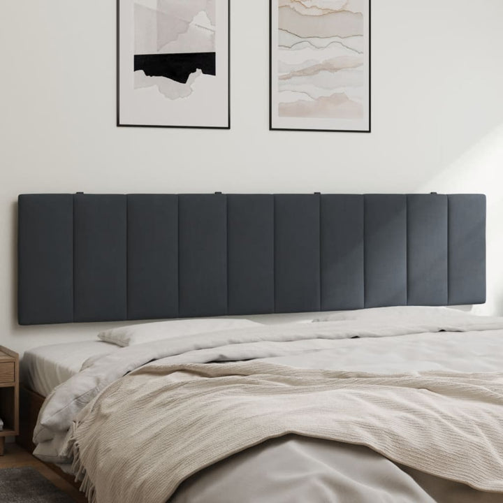 gavlpude Hanko 200 cm velour mørkegrå