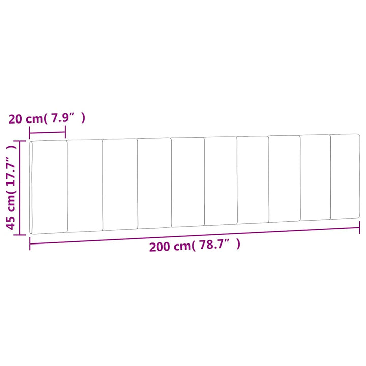 gavlpude Hanko 200 cm velour mørkegrøn