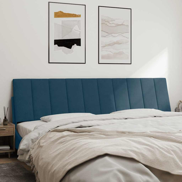 gavlpude Hanko 200 cm velour blå
