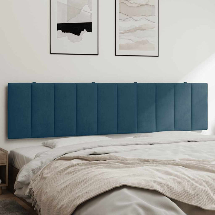 gavlpude Hanko 200 cm velour blå