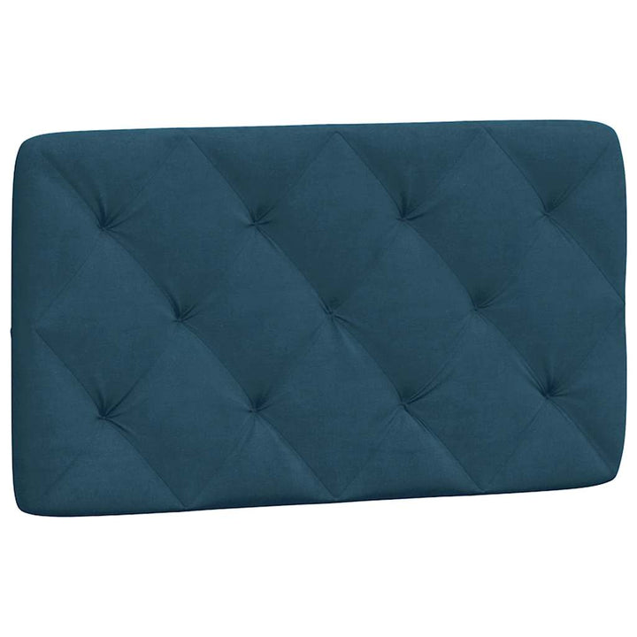 gavlpude 80 cm velour blå