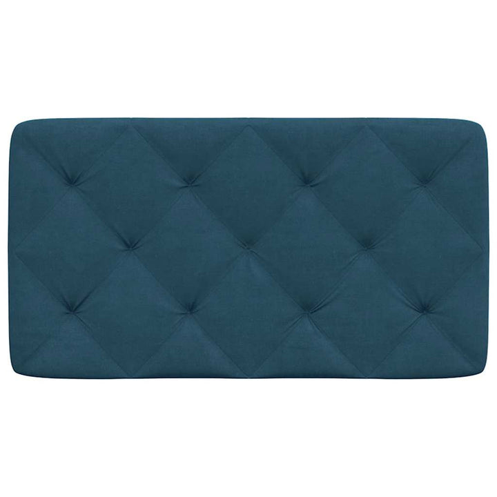 gavlpude 80 cm velour blå