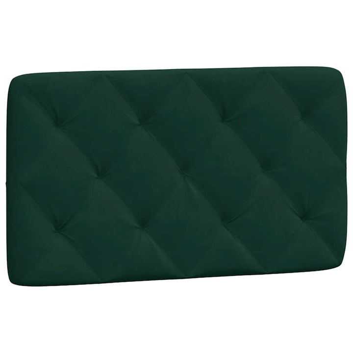 gavlpude 90 cm velour mørkegrøn
