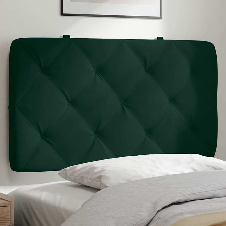gavlpude 90 cm velour mørkegrøn
