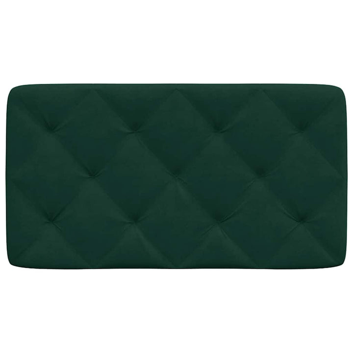 gavlpude 90 cm velour mørkegrøn