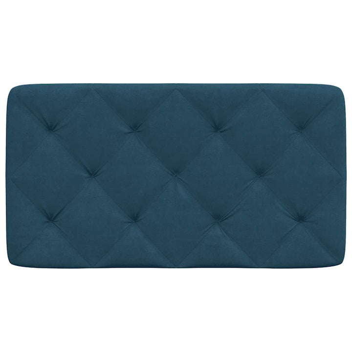 gavlpude 90 cm velour blå