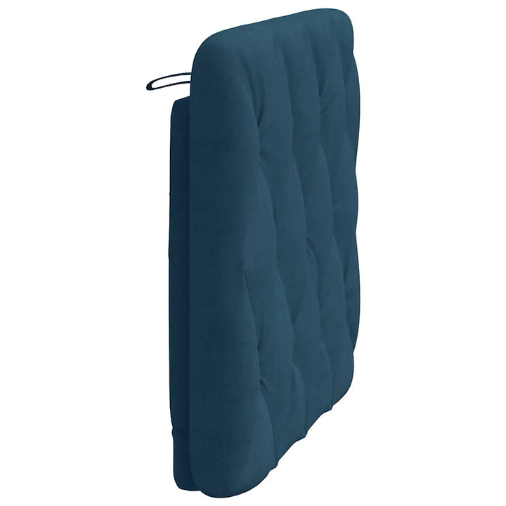 gavlpude 90 cm velour blå