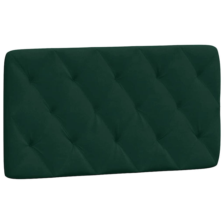 gavlpude 100 cm velour mørkegrøn