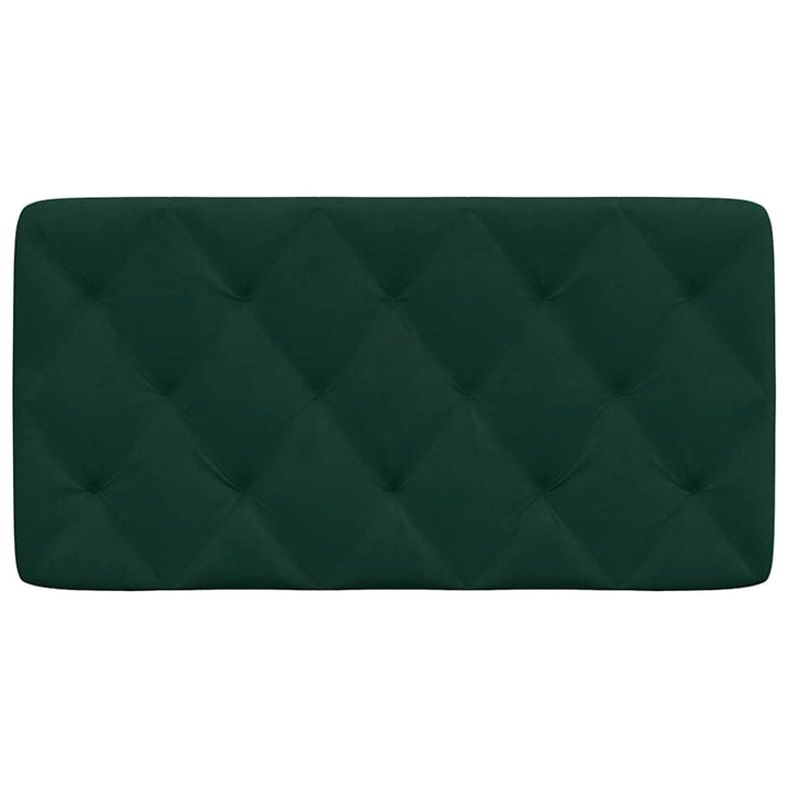 gavlpude 100 cm velour mørkegrøn