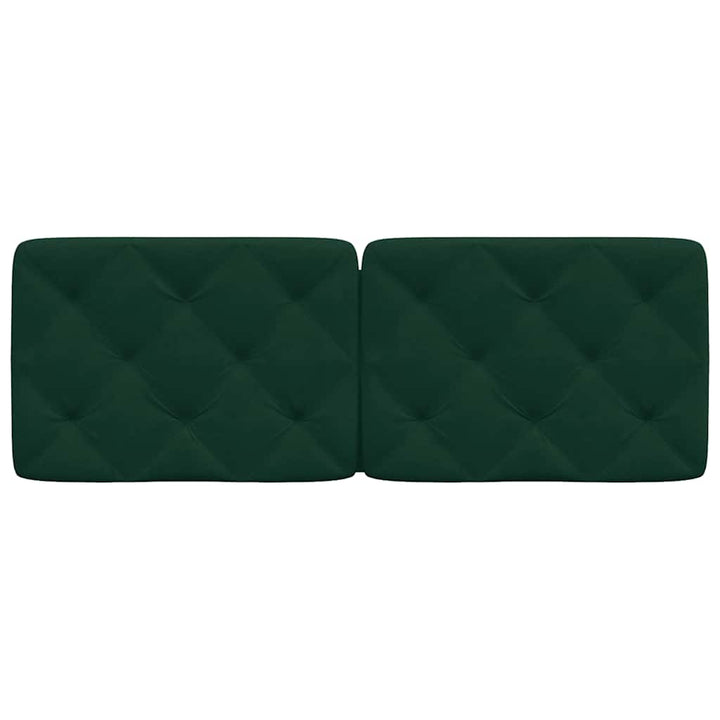 gavlpude 140 cm velour mørkegrøn