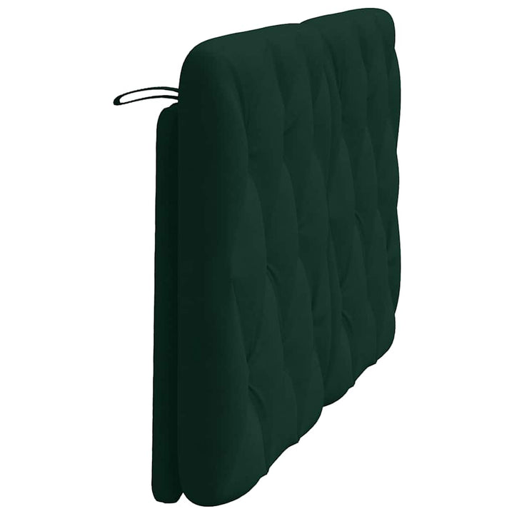 gavlpude 140 cm velour mørkegrøn