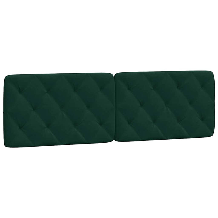 gavlpude 160 cm velour mørkegrøn