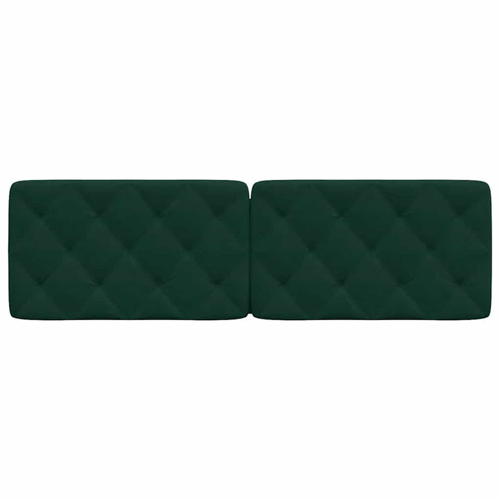 gavlpude 160 cm velour mørkegrøn