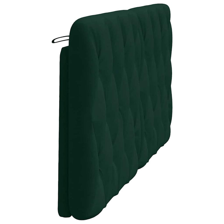 gavlpude 160 cm velour mørkegrøn