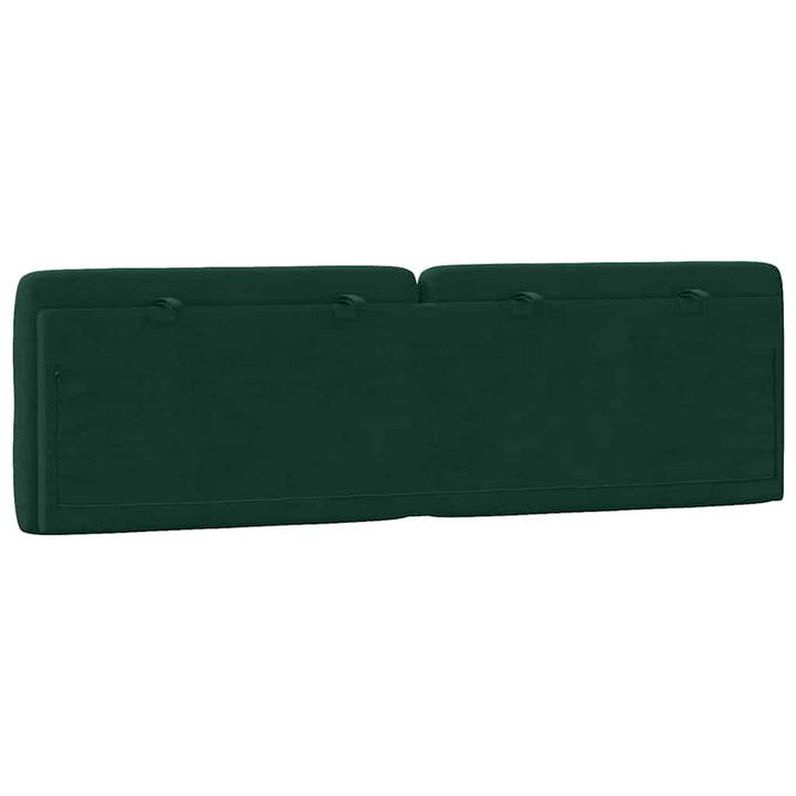gavlpude 160 cm velour mørkegrøn