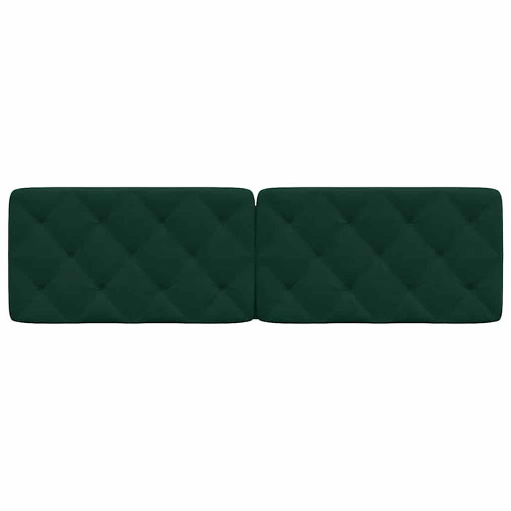 gavlpude 180 cm velour mørkegrøn