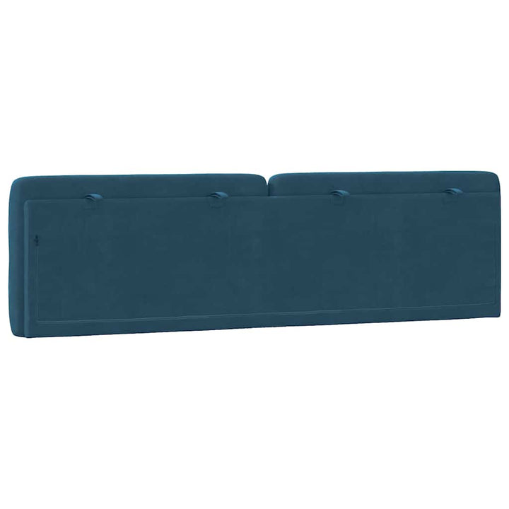 gavlpude 180 cm velour blå