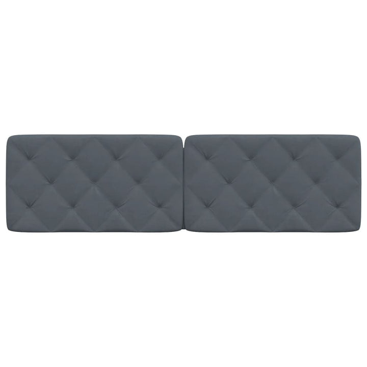 gavlpude 183 cm velour mørkegrå