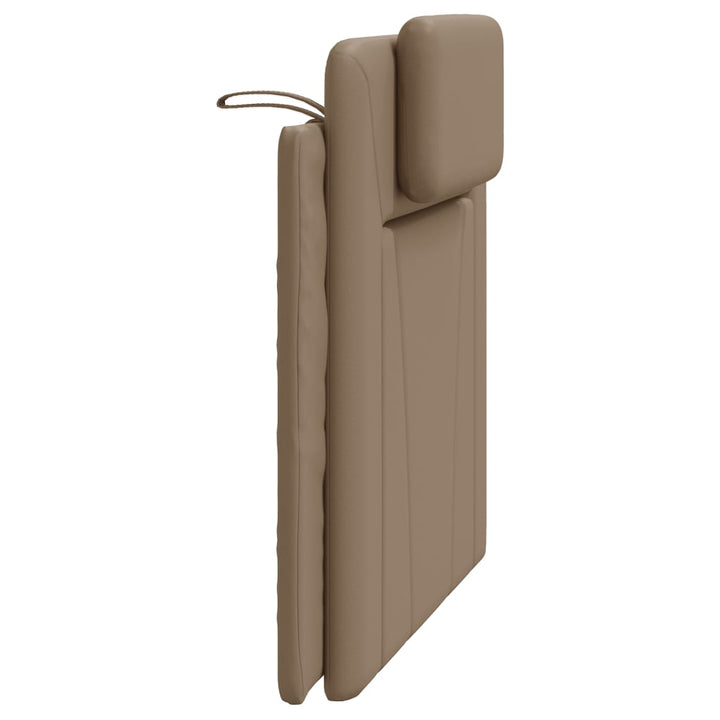 gavlpude Viana 100 cm kunstlæder cappuccinofarvet