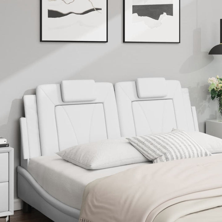 gavlpude Viana 120 cm kunstlæder hvid