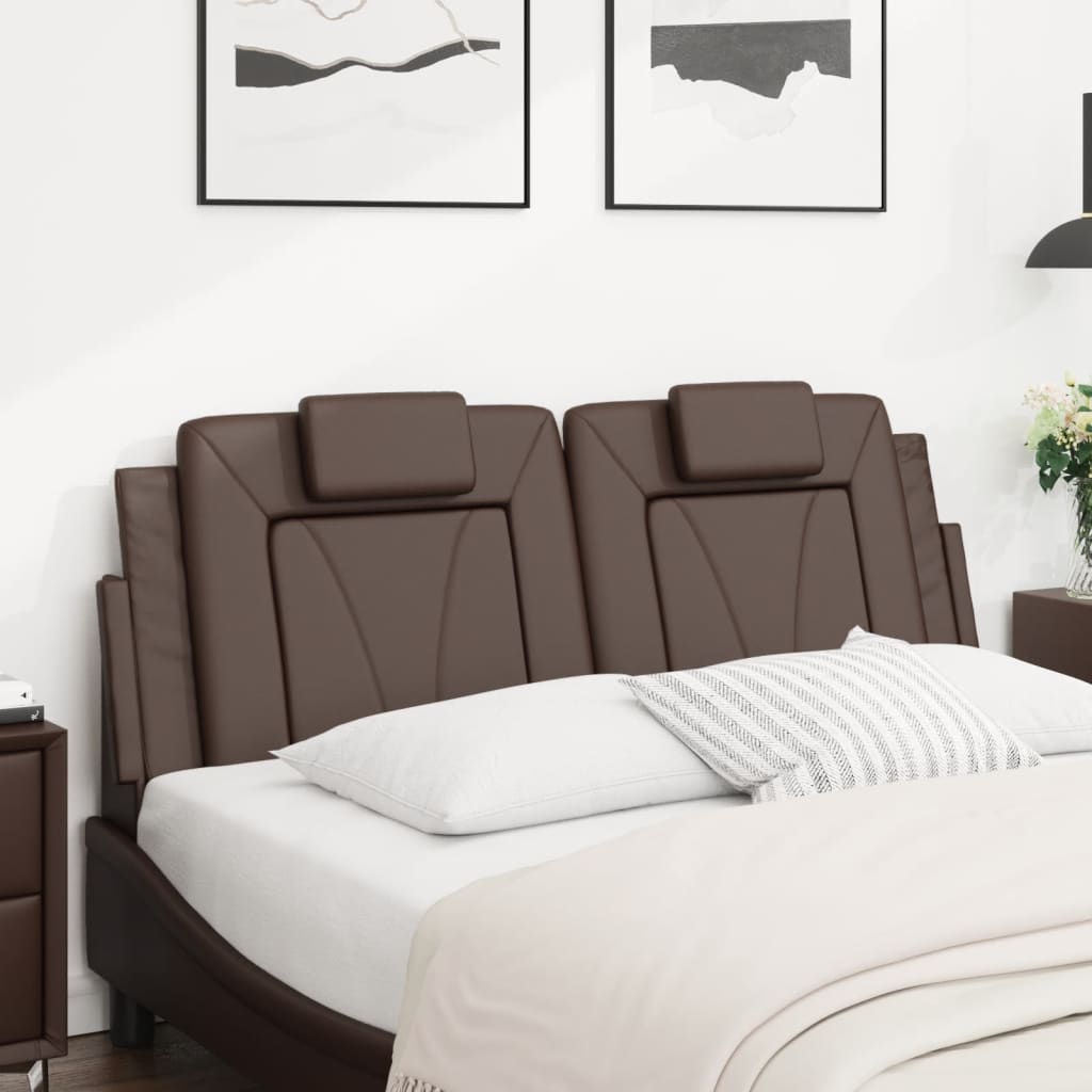 gavlpude Viana 120 cm kunstlæder brun