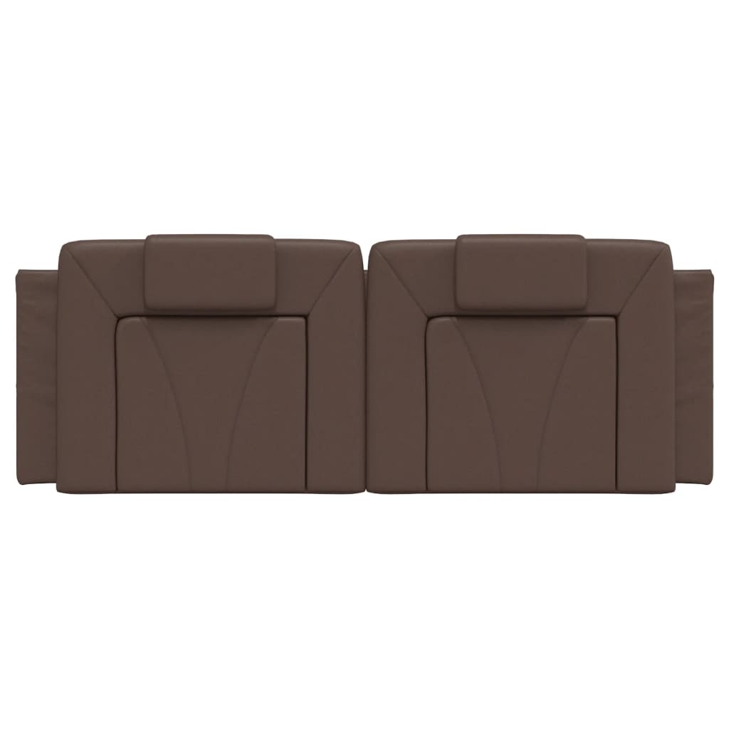 gavlpude Viana 120 cm kunstlæder brun