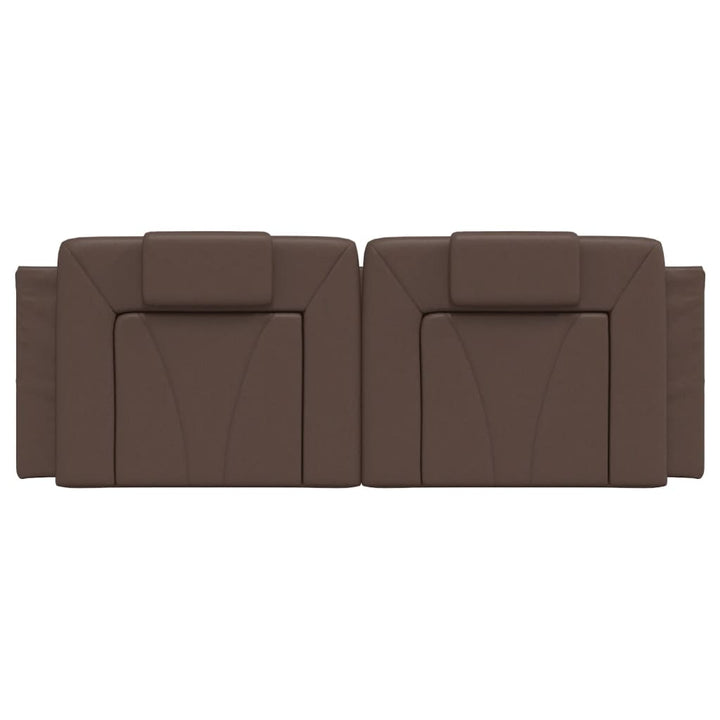 gavlpude Viana 120 cm kunstlæder brun