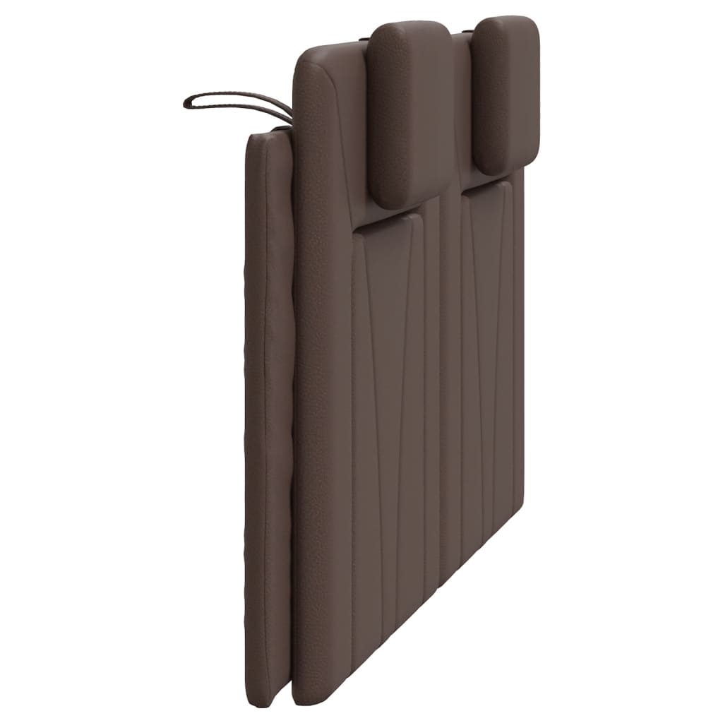 gavlpude Viana 120 cm kunstlæder brun