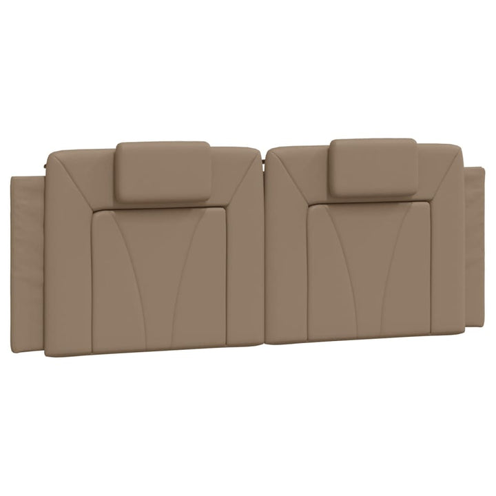 gavlpude Viana 120 cm kunstlæder cappuccinofarvet