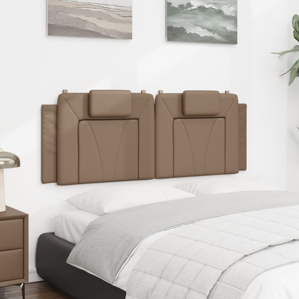 gavlpude Viana 120 cm kunstlæder cappuccinofarvet
