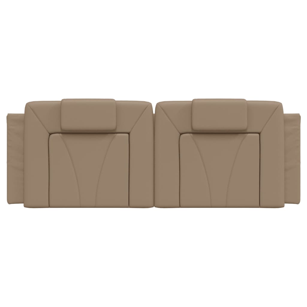 gavlpude Viana 120 cm kunstlæder cappuccinofarvet