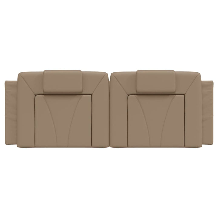 gavlpude Viana 120 cm kunstlæder cappuccinofarvet