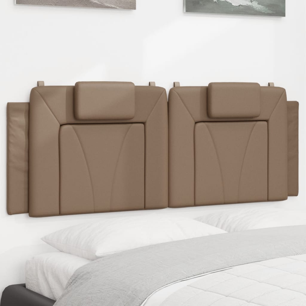 gavlpude Viana 120 cm kunstlæder cappuccinofarvet
