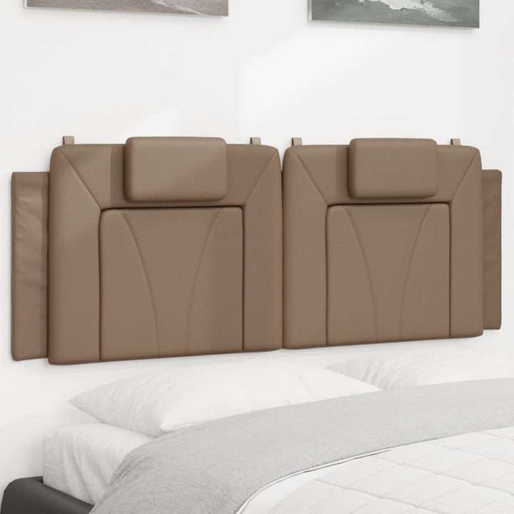 gavlpude Viana 120 cm kunstlæder cappuccinofarvet