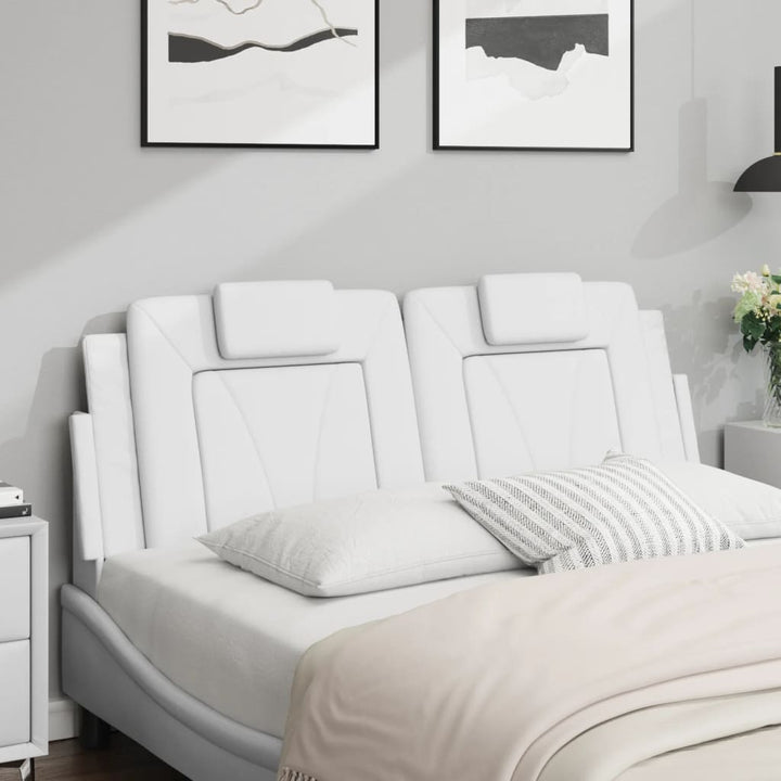 gavlpude Viana 140 cm kunstlæder hvid