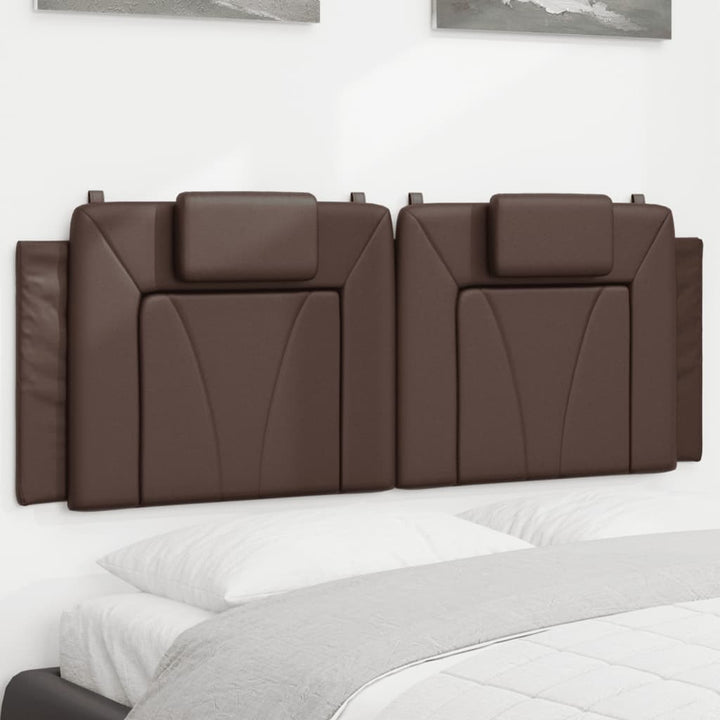 gavlpude Viana 140 cm kunstlæder brun
