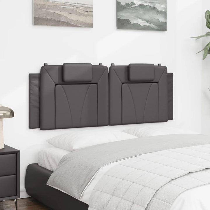 gavlpude Viana 140 cm kunstlæder grå
