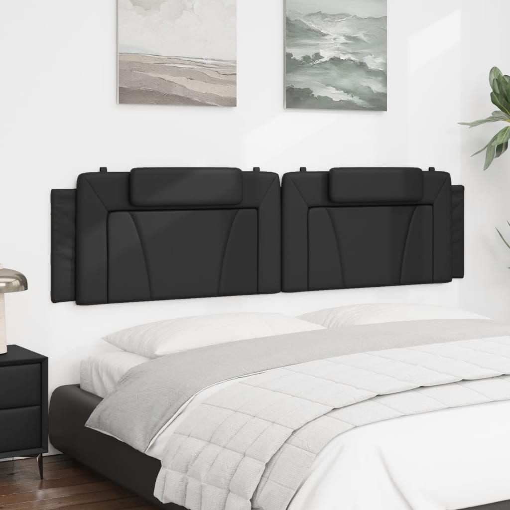 gavlpude Viana 200 cm kunstlæder sort