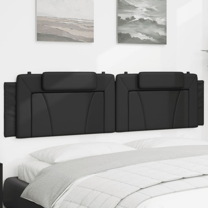 gavlpude Viana 200 cm kunstlæder sort