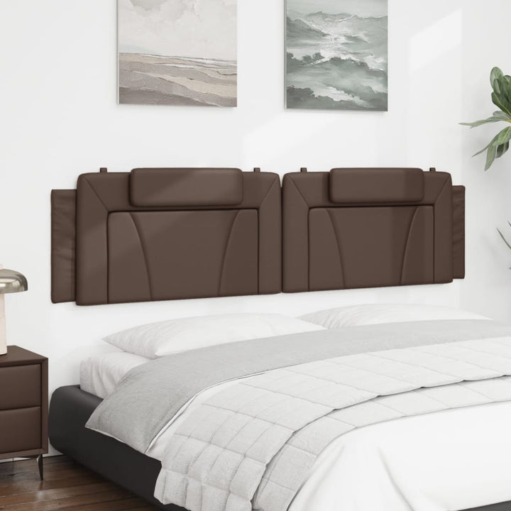 gavlpude Viana 200 cm kunstlæder brun