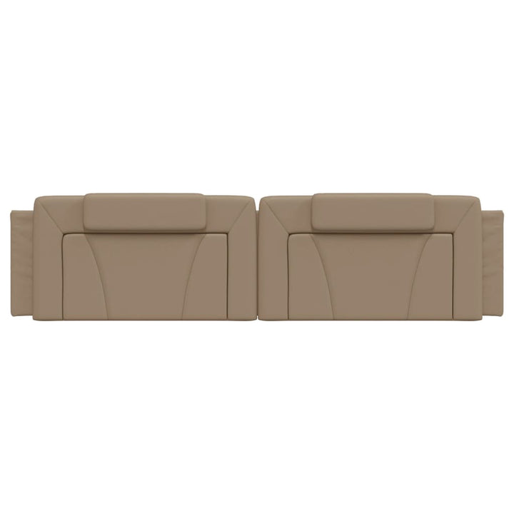 gavlpude Viana 200 cm kunstlæder cappuccinofarvet