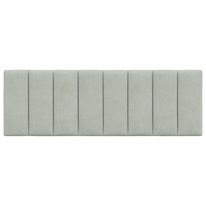 gavlpude Hanko 137 cm velour lysegrå