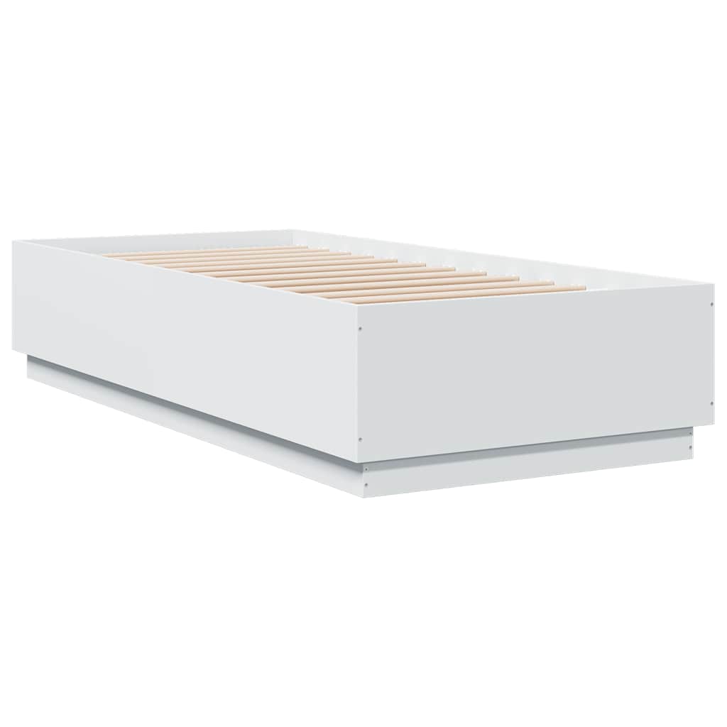 sengeramme 100x200 cm konstrueret træ hvid