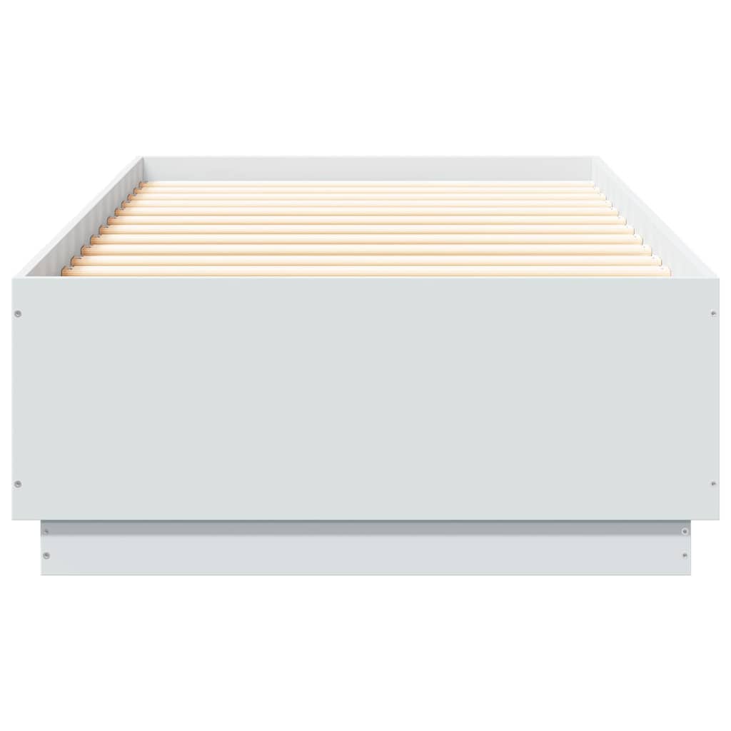 sengeramme 100x200 cm konstrueret træ hvid