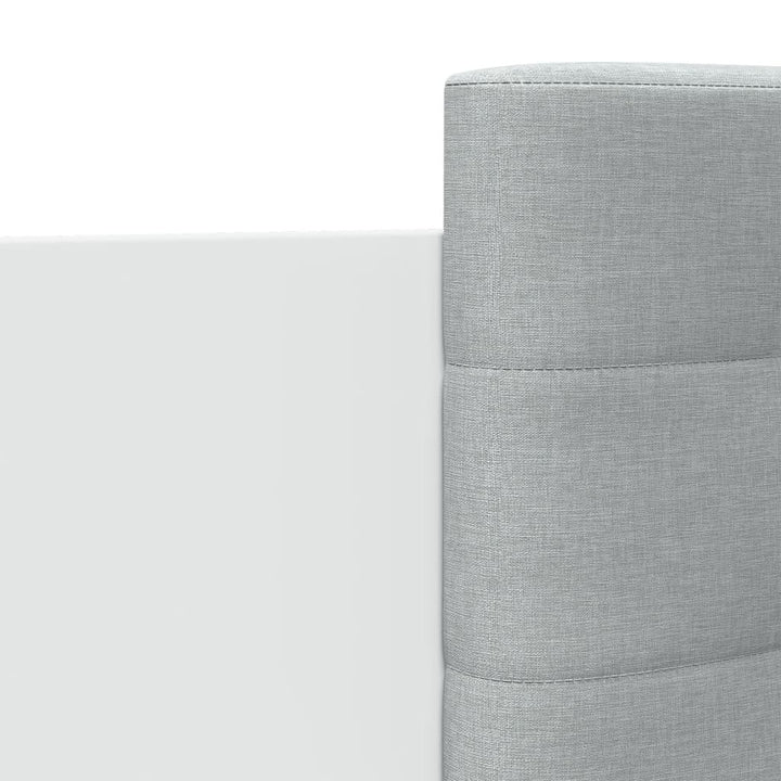 sengeramme med sengegavl 180x200 cm konstrueret træ hvid