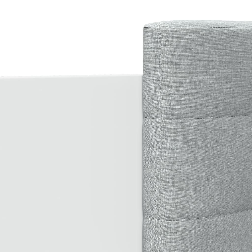 sengeramme med sengegavl 75x190 cm konstrueret træ hvid