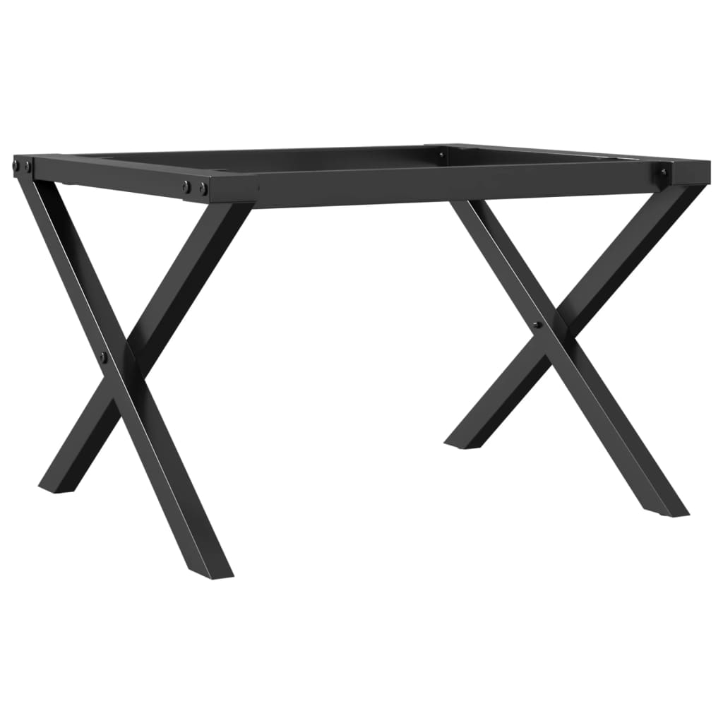 bordben til sofabord 60x40x38 cm X-stel stål